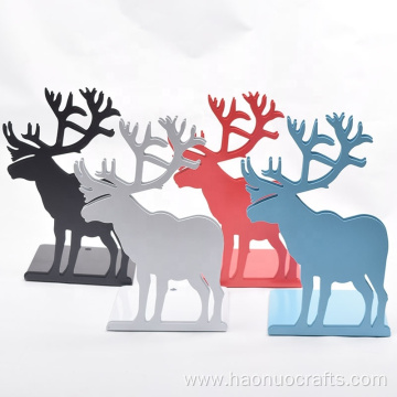 Cartoon hollow-out reindeer simple creative bookshelf